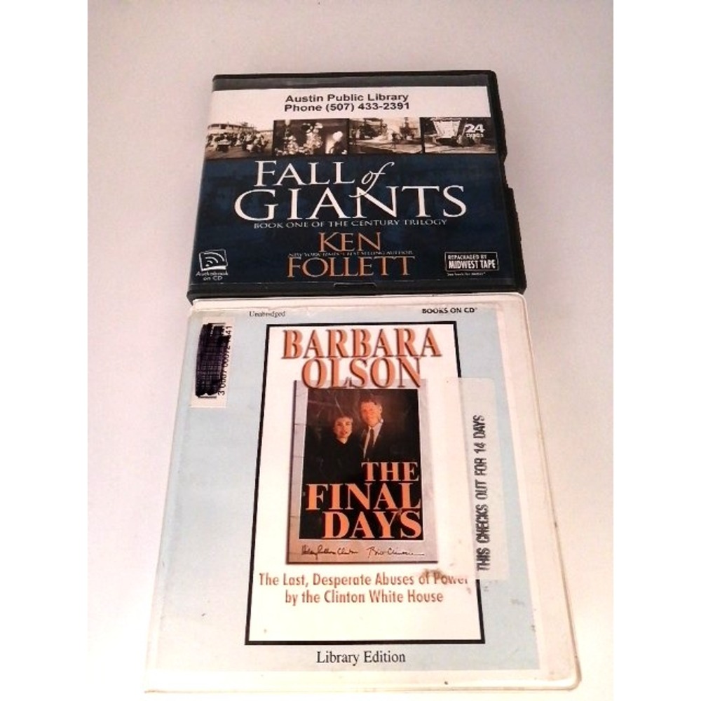 Audio Books CD Lot of 2 Fall of Giants, The Final Days Fact & Fiction Unabridged